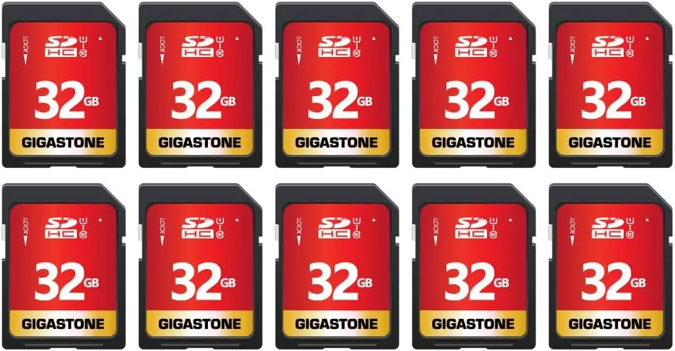 32GB Sd Card 10-Pac…