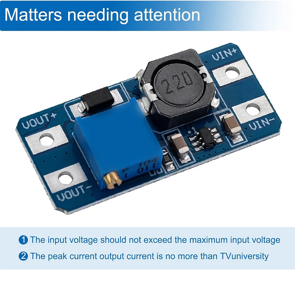 10pcs Precision Adjustable for boost Converter with Multi Turn Potentiometer for Accurate Voltage Control in Test and