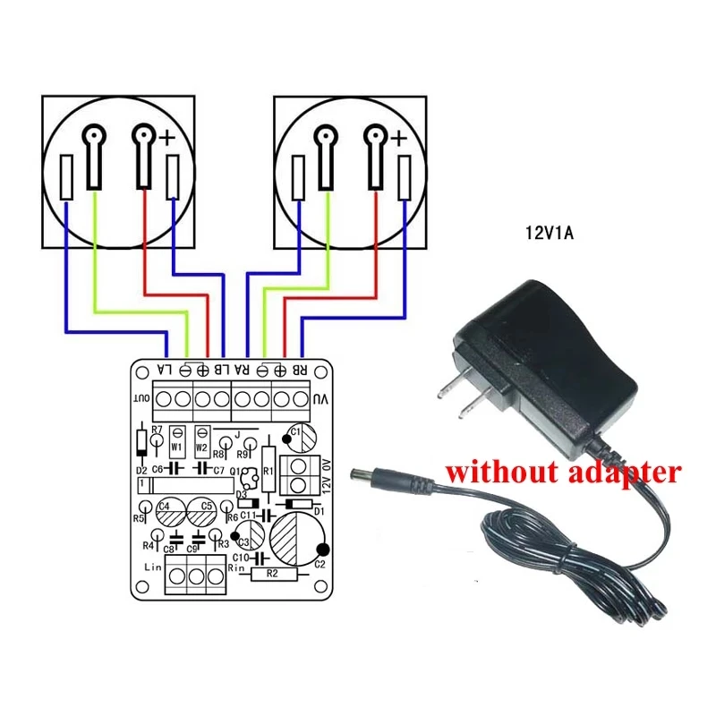 New Professional VU Meter Driver Board DB Audio Level Meter for TA7318P DENON Hifi Amplifier