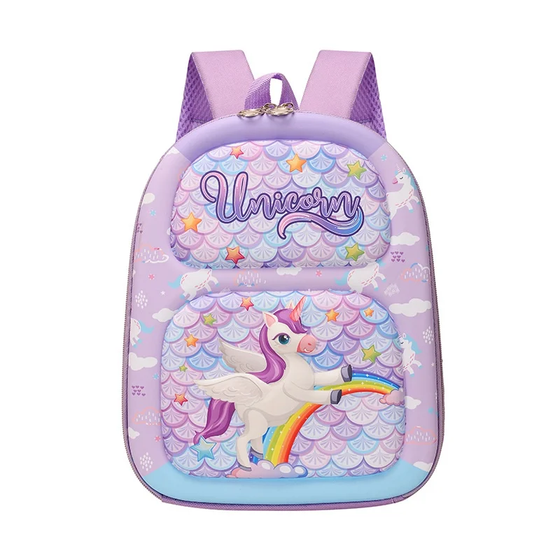 Cute Cartoon Book Bag for Kids, Hard Shell, Mochila Redutora de Carga Ultra Leve, Kindergarten Boys and Girls Backpack, Novo, Escola Primária, 2023