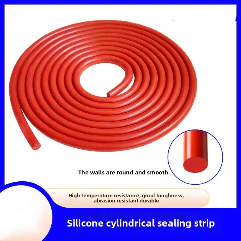 

Rubber Strip Seal OD0.8~10mm High Temperature Oil Resistant Nitrile Sealing Rope Solid High-Quality Round Strip