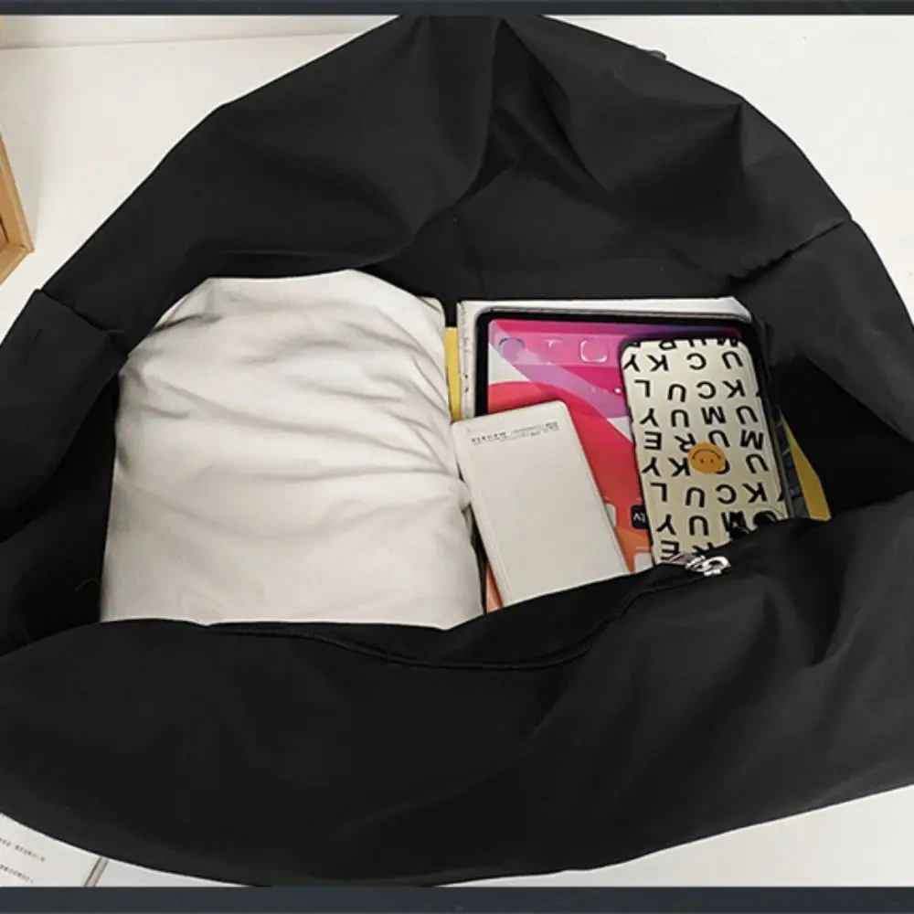 Nylon Travel Duffel Bag Wet Dry Separation Portable Travel Luggage Bag Multi Pocket Large Capacity Women's Fitness Handbag