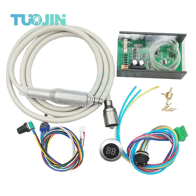 Dental Strong Built-in MicroMotor Work With 1:5 1:1 16:1 Dental Contra Angle Dental Clinical Brushless Micro Motor 200000Rpm