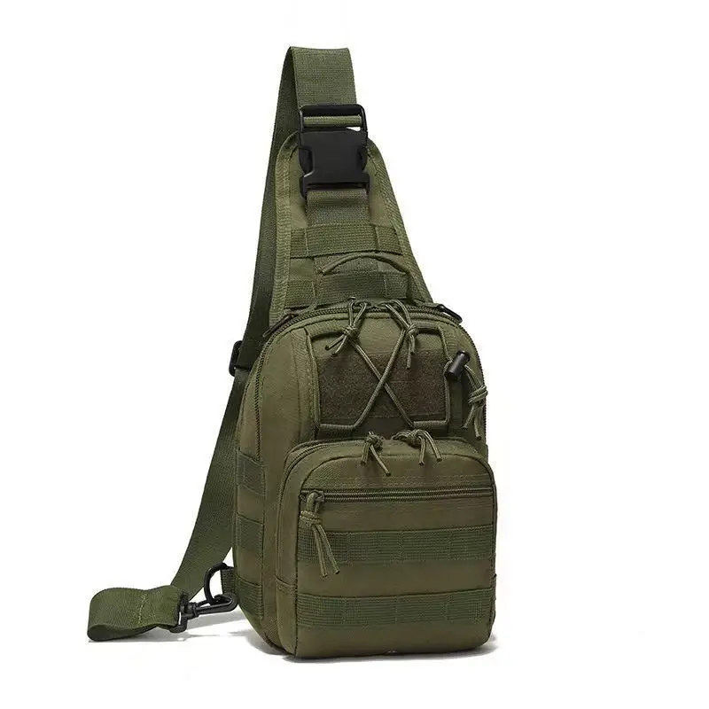 Tactical chest bag camouflage sports small chest bag single shoulder diagonal cross outdoor tactical chest bag