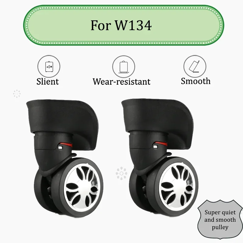

For W134 Wear-Resistant Upgraded Suitcase Castor Wheel Set - Silent and Smooth for Trolley Cases