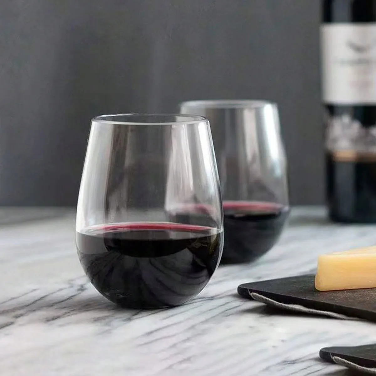 Straight-Shaped Disposable Plastic Champagne Dessert Mousse Cup, Transparent Pudding Cocktail Jelly Cup, Pet Shatter-Resistant Red Wine Cup