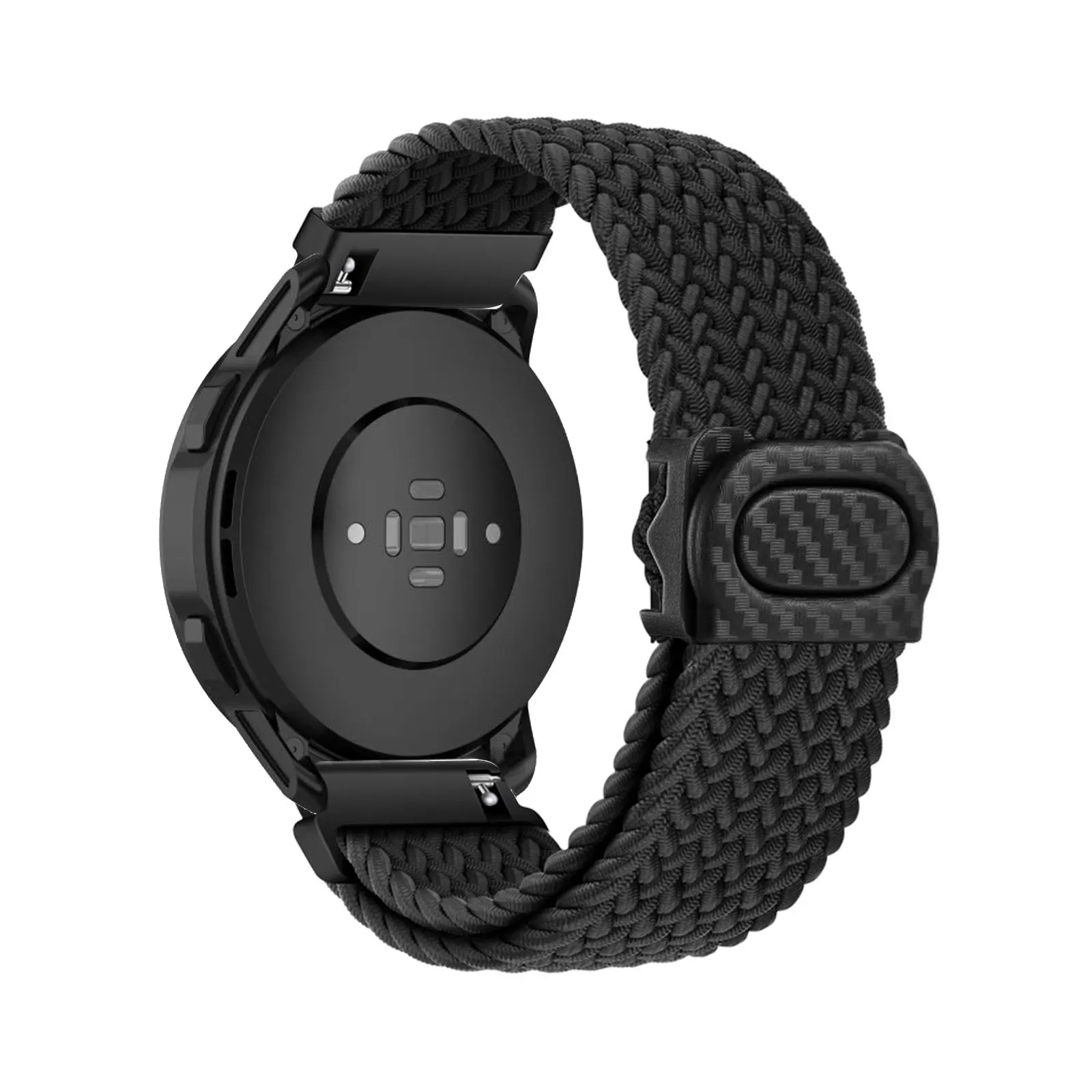 

Elastic Nylon Bands for Motorola Moto Watch 120 Band, Plastic Buckle Adjustable Nylon Strap