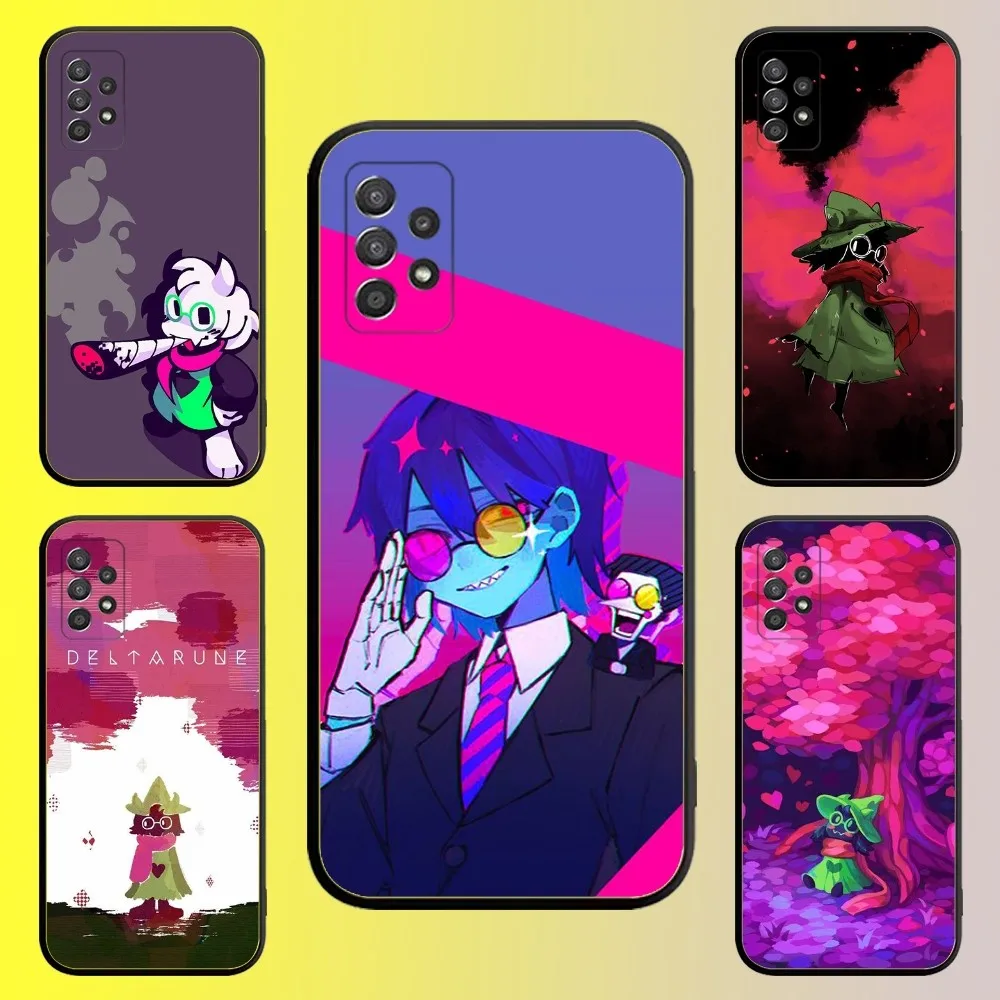 D-Deltarune Kris Game Phone Case For Samsung Galaxy A13,A21s,A22,A31,A32,A52,A53,A71,A80,A91 Soft Black Shell