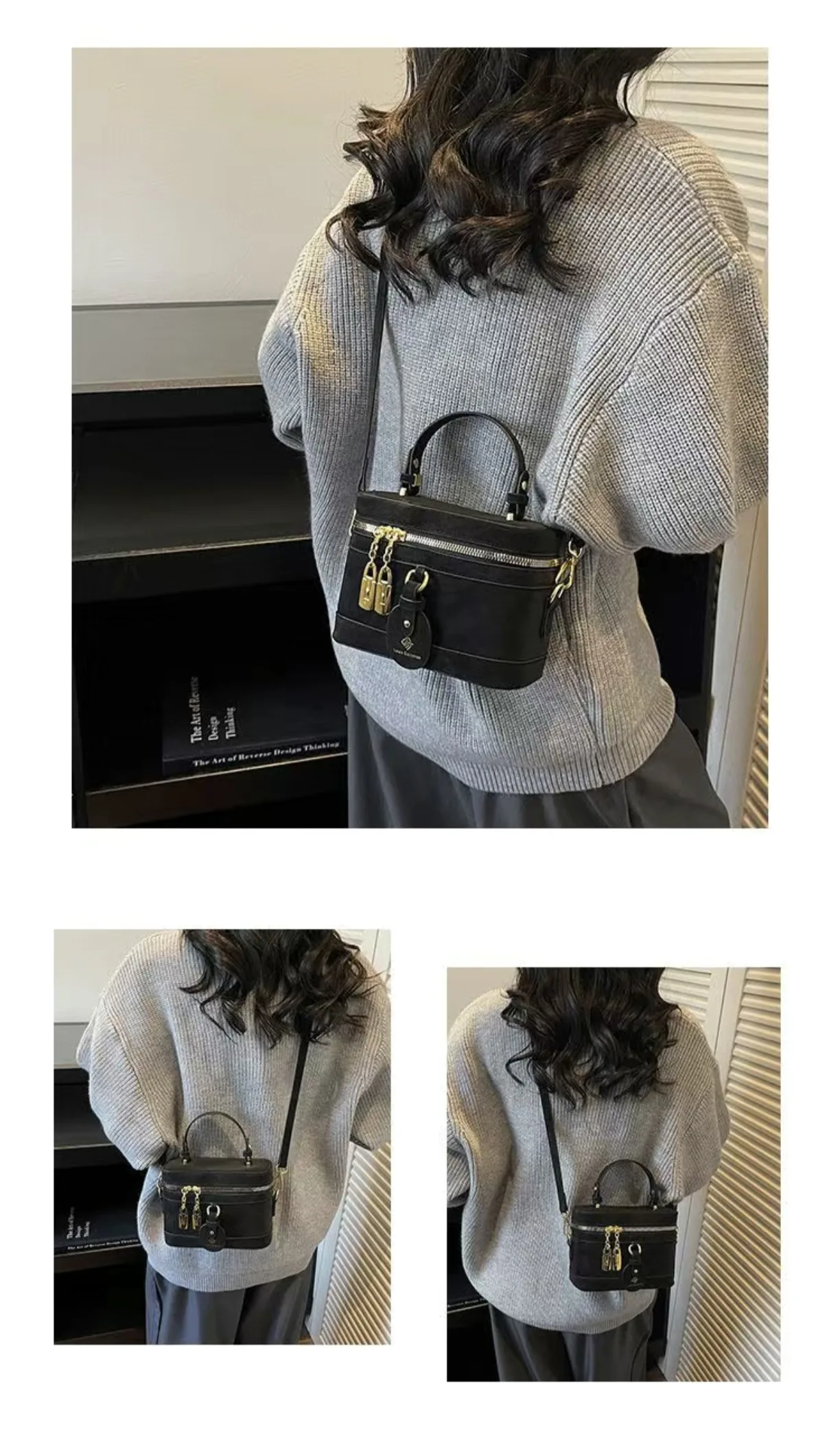 Niche Mini Box Bucket Crossbody Bag 2026 Summer Trendy Versatile Women Small Shoulder Purse - view 6