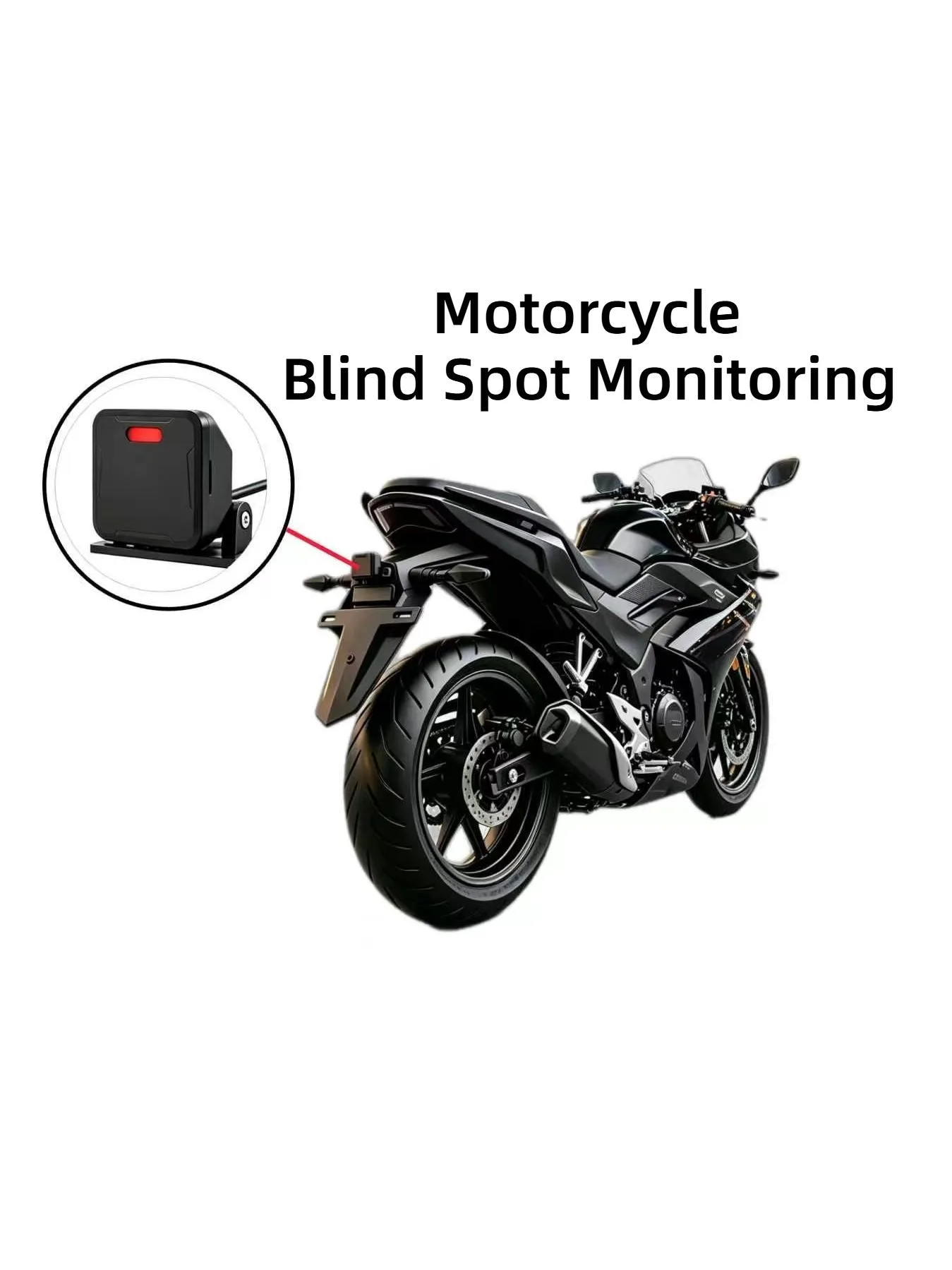 77G Motorcycle Radar Detection Radar Detection System Blind Spot Radar Detection System Millimeter Wave Sensor Merging Assistant