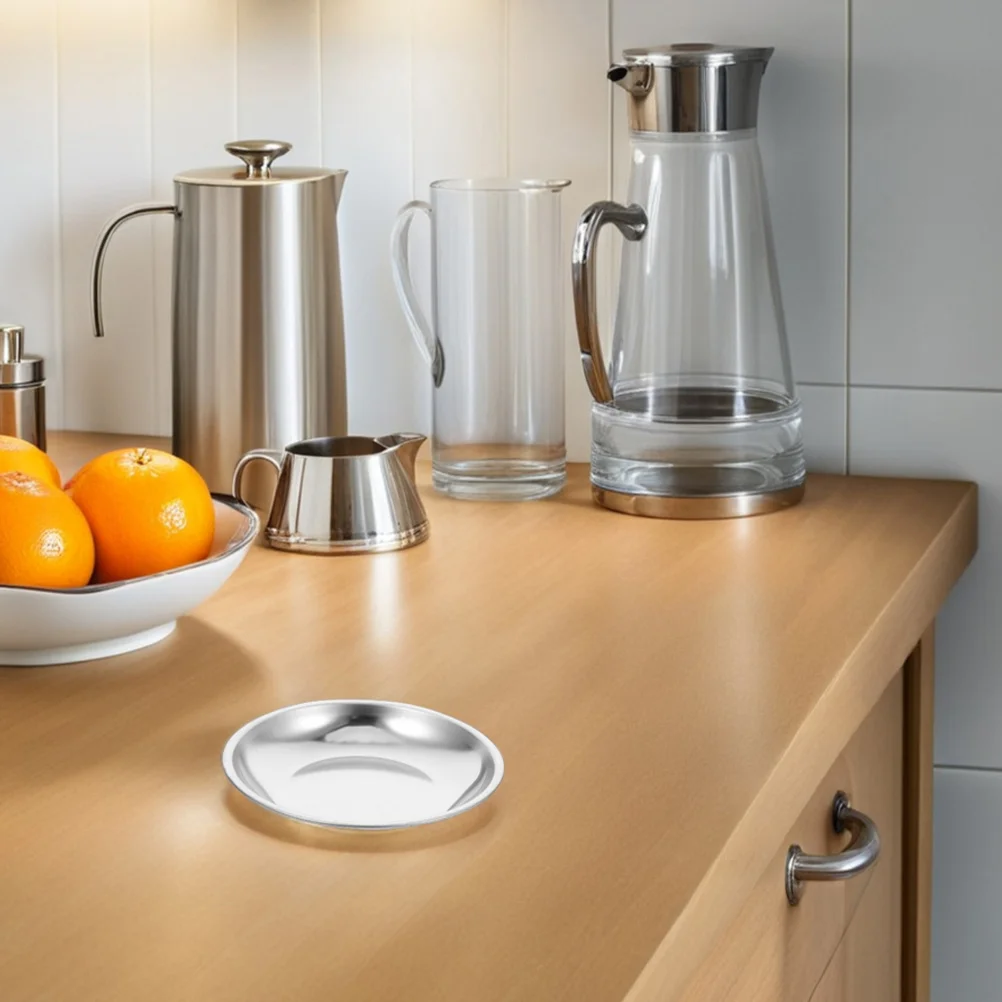 

6pcs Stainless Steel Tea Bag Dish No For Home Office Kitchen Bar Use Tea Bag Holder Tray Coffee Accessories