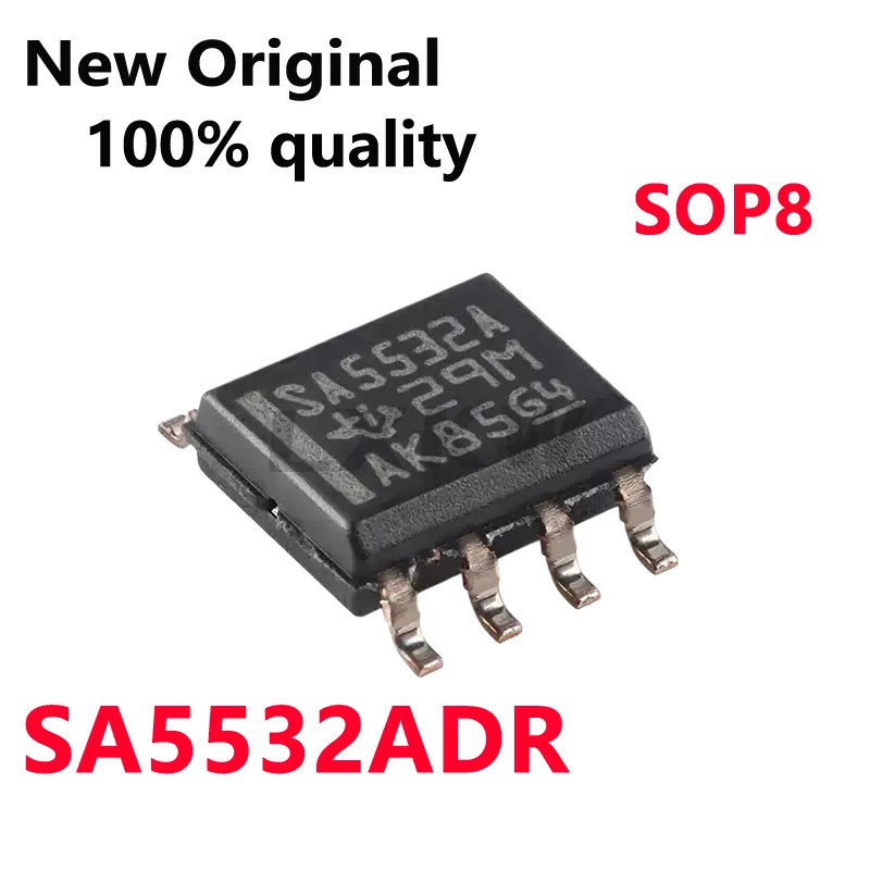10/PCS New SA5532ADR SA5532A SOP8 Dual-channel operational amplifier chip In Stock