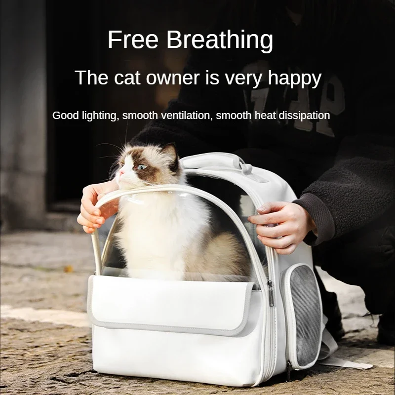 Breathable Going Out Carrying Bag Large-capacity Outing Bag Cat and Cat New Take-away Pet Bag