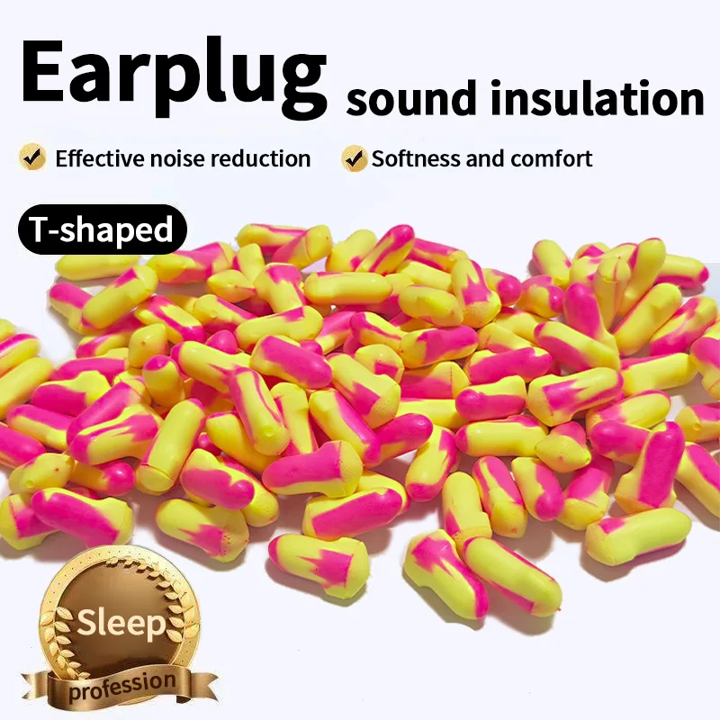 50 Paar geräuschreduzierende Ohrstöpsel, Lärmschutz, Schlaf, Geräuschreduzierung, Arbeit, Schlaf, schalldichtes Wohnheim