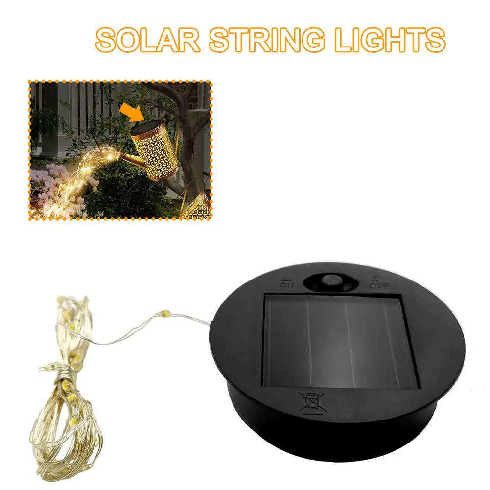 1Pack Solar Lights Replacement Solar Lantern Parts LED Solar Panel Lantern Lid Lights for Outdoor Hanging