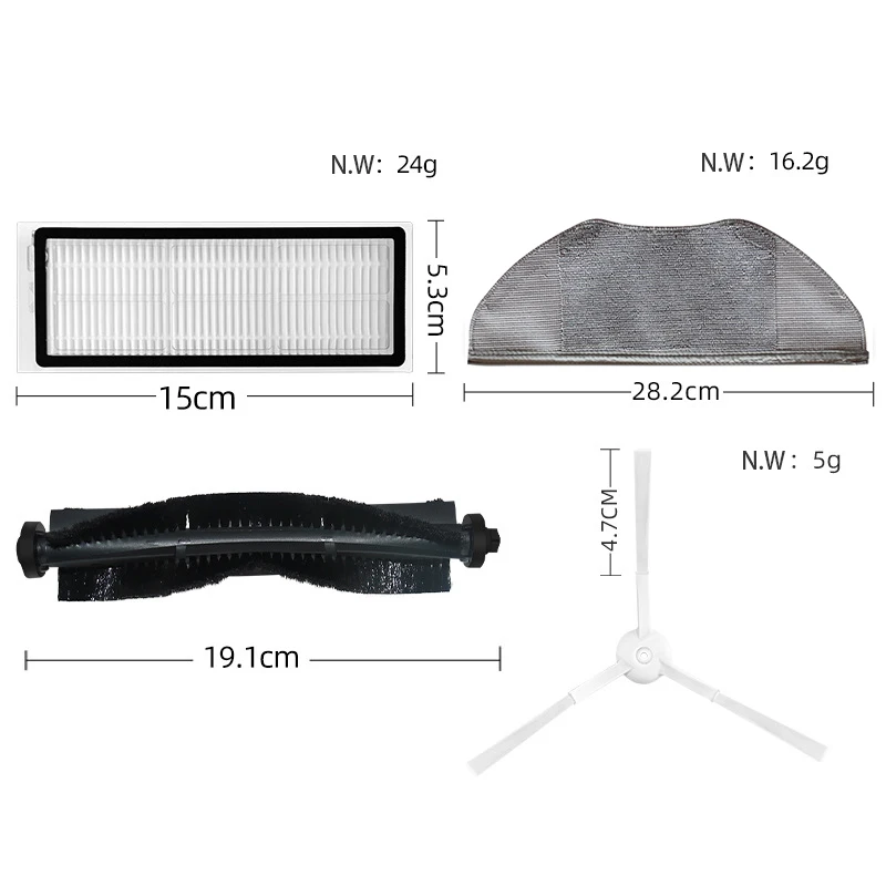 Main Side Brush Hepa Filter Mop Cloths For 360 S9 x90 Robotic Vacuum Cleaner Parts Accessories