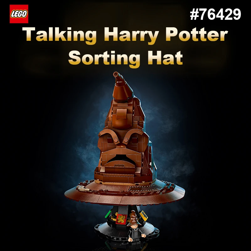 LEGO 76429 Talking Sorting Hat 561 PCS for Harry Potter  fans  Buiding Blocks Model DIY Toys For Boys Girl Gift ages 18+