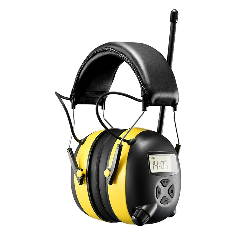 Am/Fm Radio Hearing Protector Noise Reduction Safety EarMuff 30dB Noise Cancelling Ear Protection for Working,Shooting