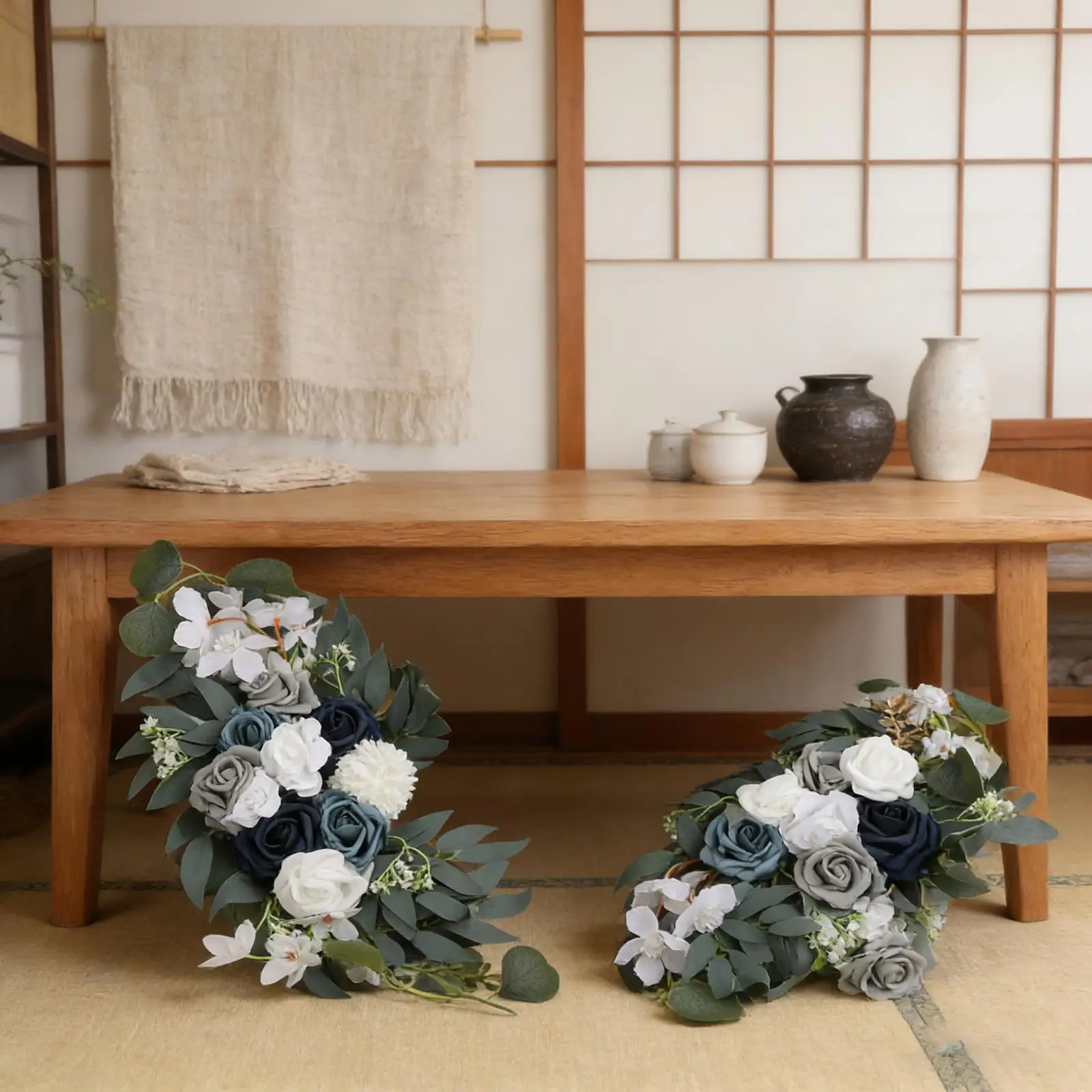 Ceremony Decor Wedding Arch Flowers Aisle Decoration Decor No Watering Needed Reusable Decor For Chair Back Ceremony