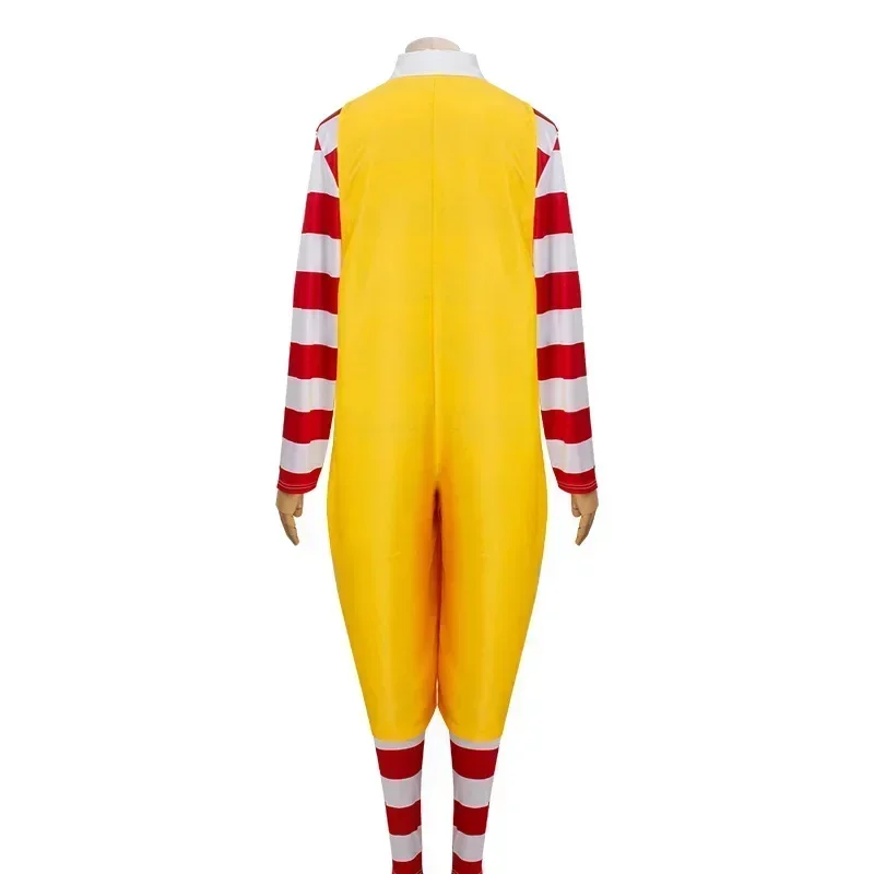 الدب البيت ماكدونالد تأثيري حلي شعر مستعار رونالد حفلة تنكرية سوترا مهرج شخصية الكبار حفلة الهالوين مضحك Co2025 PPT01..