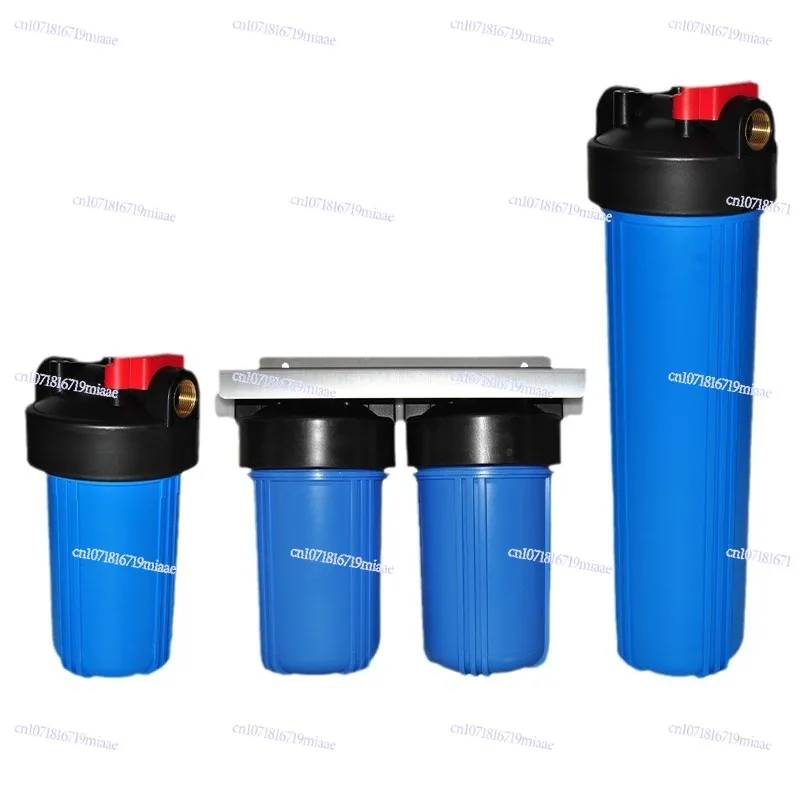 10 Inch Large Filter Bottle Front  20 Inch Pp Cotton Filter Element Whole House Water Purifier Large Blue Shell