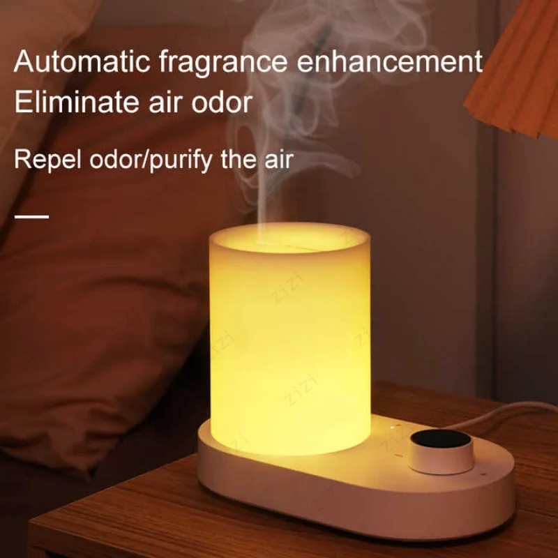 USB Plug-in Timed Humidification Aromatherapy Machine with Ambient Night Light Intelligent Aromatherapy Essential Oil Diffuser