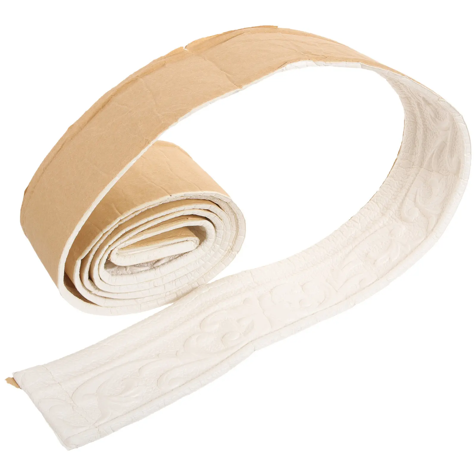 1 Roll 3D Foam Wall Sticker Self-Adhesive Flexible Molding Wall Corner Edge Protector Splashproof