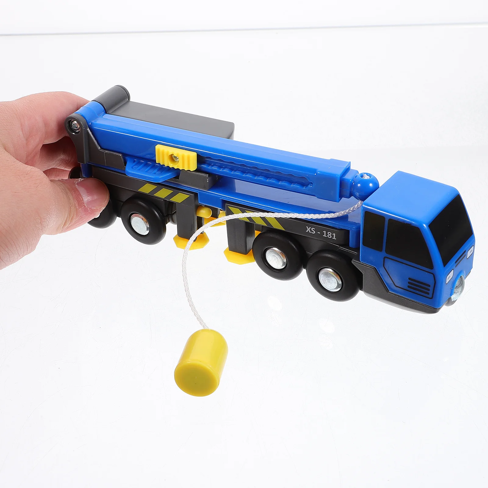 Plastic Big Construction Vehicle Movable Arm Engineering Lifter Mini Truck Crane Kid Crane Truck Toy