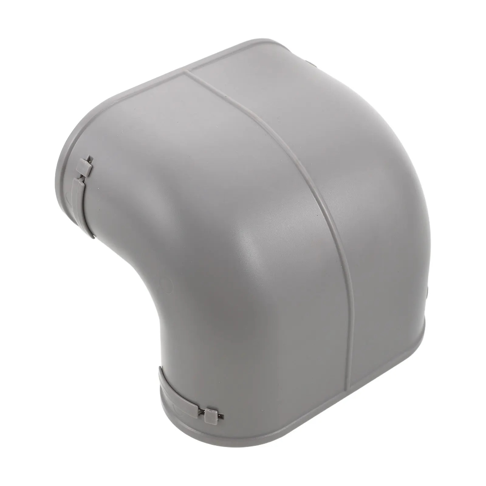 Pe Flat Duct Elbow 90 Degree Vertical Oval Bend for Hrv System Whole Underfloor Ventilation Pipe Flat Air Duct Work