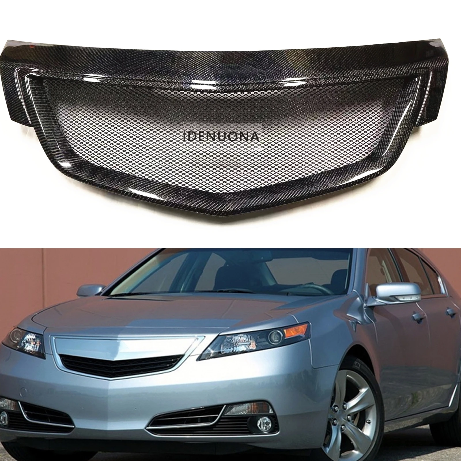 

Car Front Grille Upper Bumper Racing Grills Hood Mesh For Acura TL Sedan 4 Door 2012 2013 2014