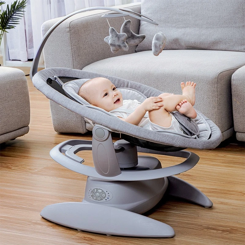 Baby Electric Rocking  Bed Baby Rocking Cradle Baby Coaxing Artifact Newborn Soothing Chair