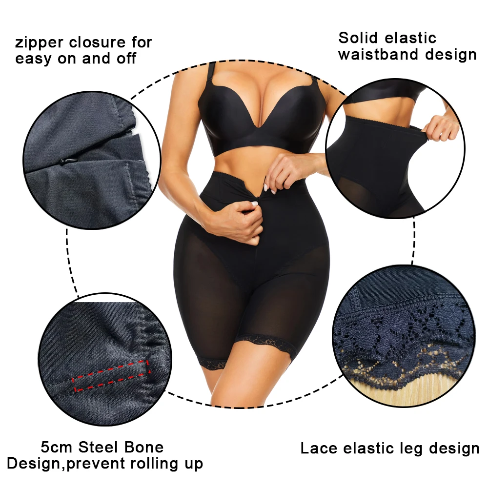 SEXYWG High Waist Shapewear Shorts Shapewear WomenTummy Control Panties Seamless Body Shaper Panties