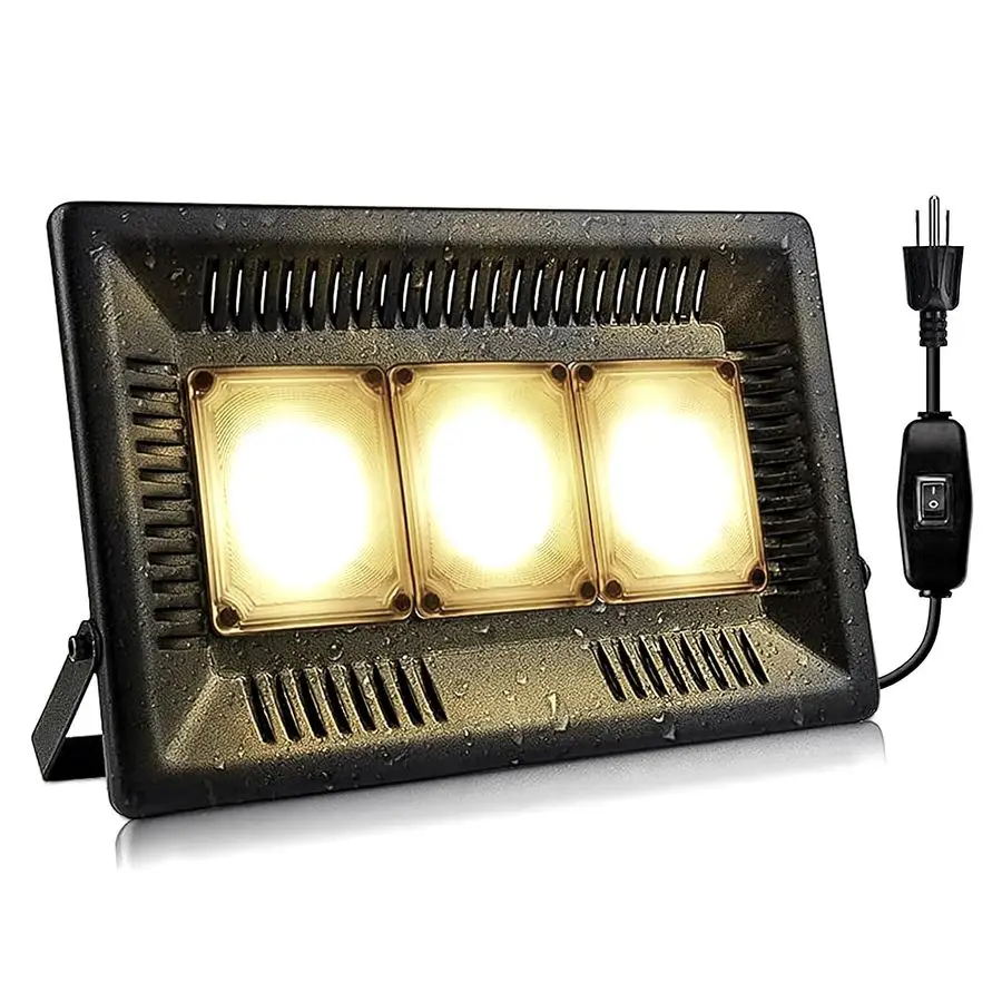 

450 Вт Водонепроницаемый светодиодный светильник с полным спектром (солнечный свет) для улицы, бесшумный, с эффективным отводом тепла, для выращивания растений в помещении и на улице, для рассады