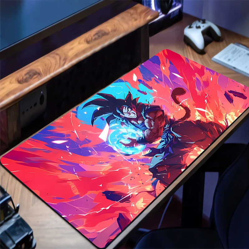 

Mouse Pad PC Non Slip Anime Rubber Mousepad Laptop Gamer Cabinet Keyboard Pad Office Computer Gaming Dragon Ball Desk Mouse Mat