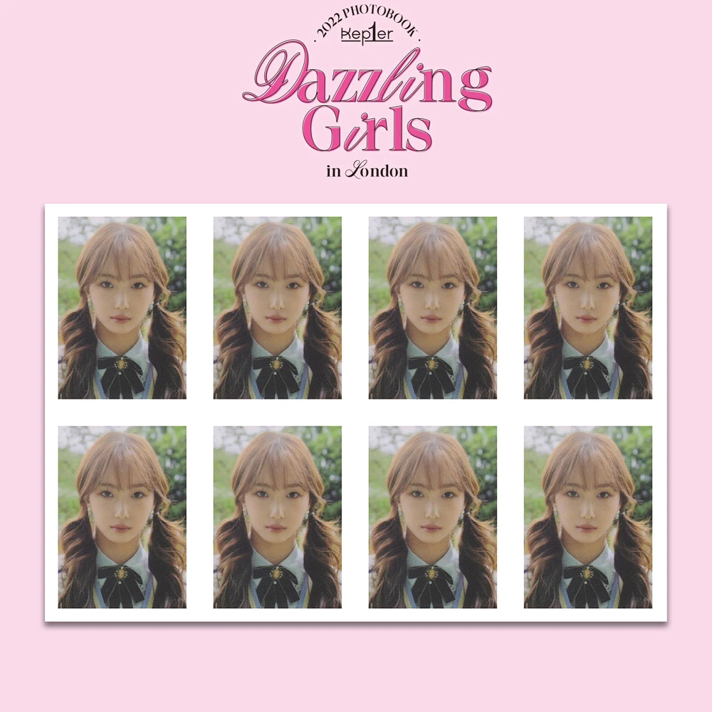 KPOP Kep1er PHOTOBOOK Dazzling Girls In London 1-inch ID Photo Mashiro Dayeon Bahiyyih Hikaru Chaehyun Photocard Fans Collection