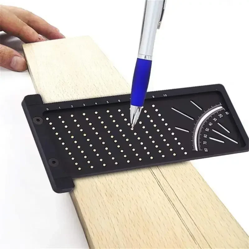 

Plastic Precision Woodworking Scribe Mark Line Gauge T-type Cross-out Ruler Carpenter Measurement Measuring Tool High Quality