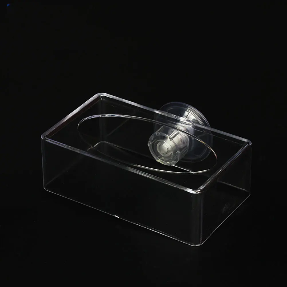 

2Pcs Fish Tank Feeder Aquarium Feeding Ring Acrylic Anti-Scattering Food Holder for Fish Turtle Pets Multi-Purpose Feeding Tool