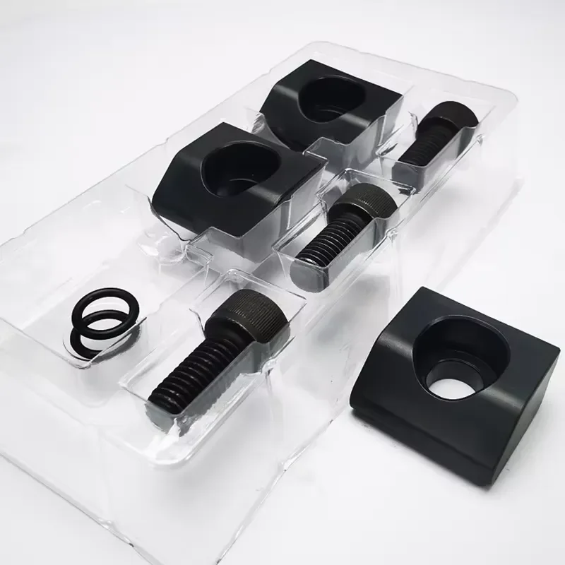 Zero Point Workholding Clamping Wedge Block Bolt O-Ring Kit Precision Fixture Clamp Component for CNC Zero Point Positioning