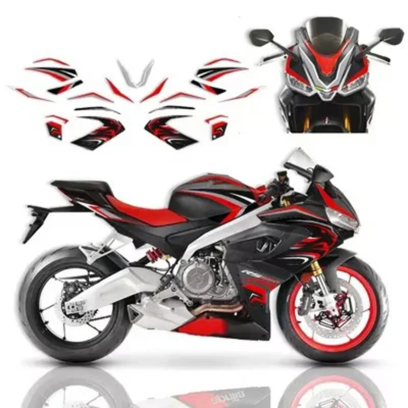 For Aprilia RS 660 RS660 Side Pad Motorcycle Fuel Tank Protective Stickers Decal Traction Pad