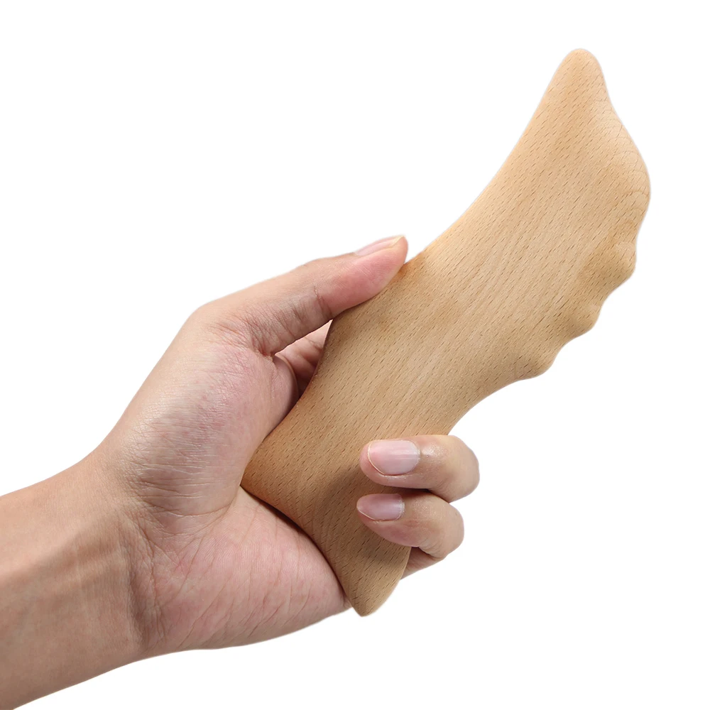 1 Stück Holz Gua Sha Werkzeug, Holz Buche Scrap ing Board Massage Gesicht Nacken muskel zur Schmerz linderung