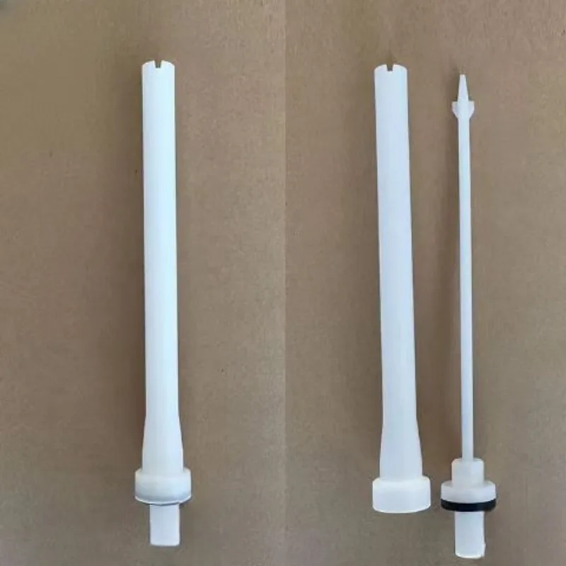 Suntool 2 Stuks Poeder Elektrostatisch Spuitpistool Elektrische Naald Platte Mondstuk Pistool Hoofd Lange Staaf Voor Gm03