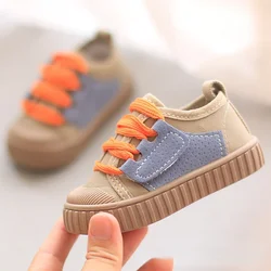 2023 Kids Canvas Shoes Spring Boys Girls Breathable Shoes Toddlers Children Sneakers Infant Soft Sole Running Shoes 18-27