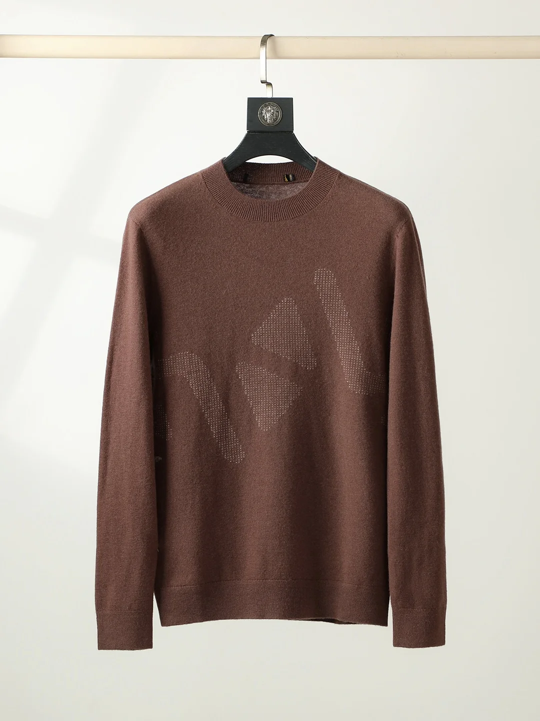 

00% шерсть, повседневный мужской круглый трикотаж, мягкий, приятный для кожи, теплый осенне-зимний свитер, удобный дышащий длинный топ све