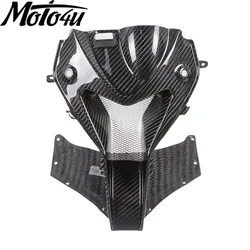 For BMW S1000RR 2009 2010 2011 2012 2013 2014 Motorcycle Carbon Fiber Head Nose Cowl Gloss Twill Modification Front Fairing