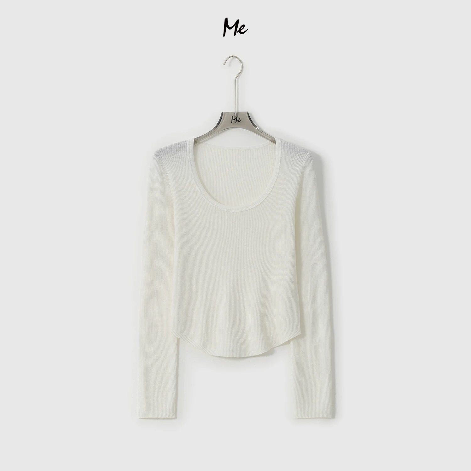 

Beau Enhancing Slim Fit Faionable Merino Wool Base irt Ultra Fine Mela mat Inner Wear Sweater MESA3588