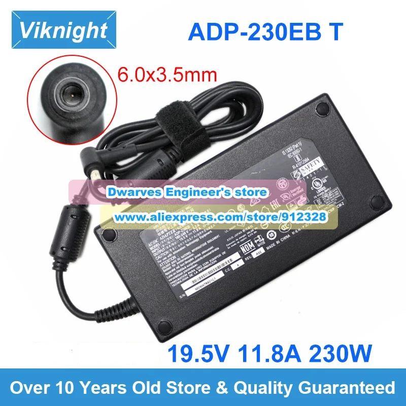 

Адаптер переменного тока ADP-230EB T 19,5 В, 11,8 А, 230 Вт для ZENBOOK PRO DUO UX581GV GL503 GL702 GL703 GL504 GL501 GX701GX-XS76 GL702VS GM501GS