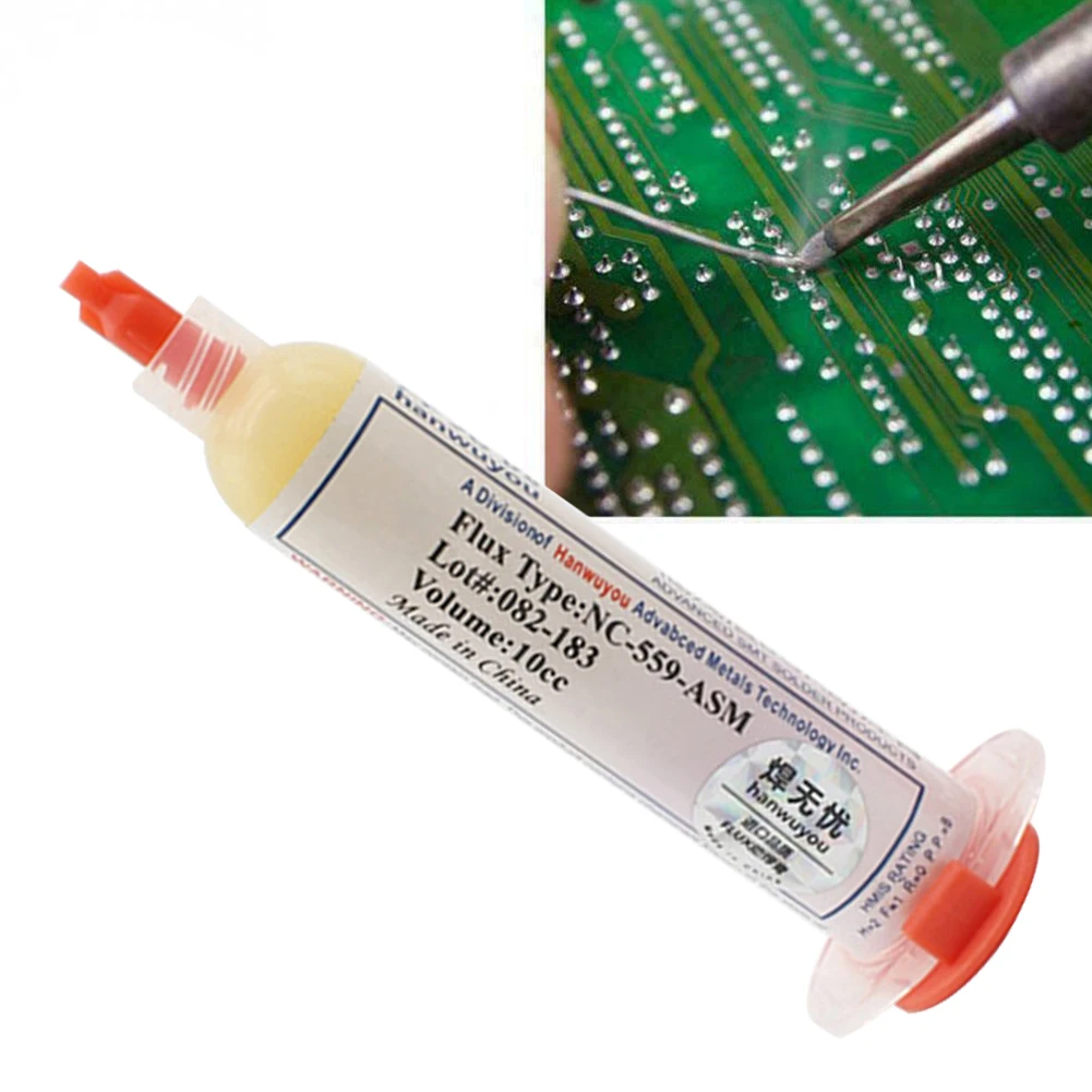 Imagem -04 - No-clean Tacky Gel Solda Flux Nc559-asm 10cc x2 Microsoldering Telefone Cnc Consumíveis