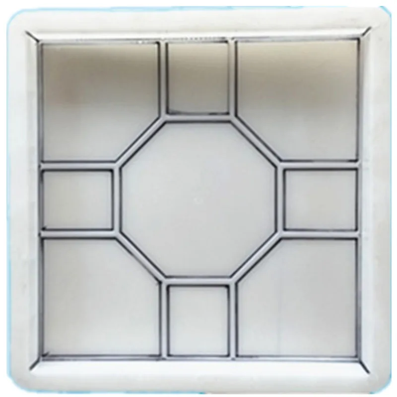 Insulation Board Cement Mold 30 * 30 * 3.5Cm Roof Roof Insulation Board Color Brick Foam Pavement Square Brick Plastic Mold Box