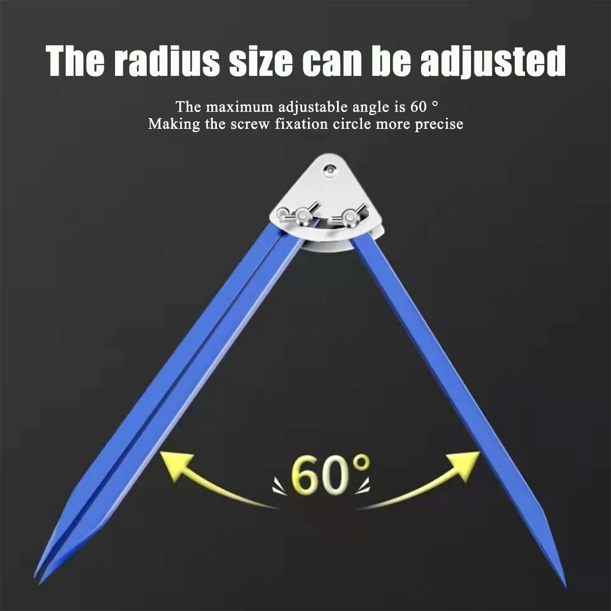 Outil de jauge de marquage de boussole, industriel, métal, calcul, travail, traceur, allumer iste, crayon, ligne, dessin, planification, circulaire