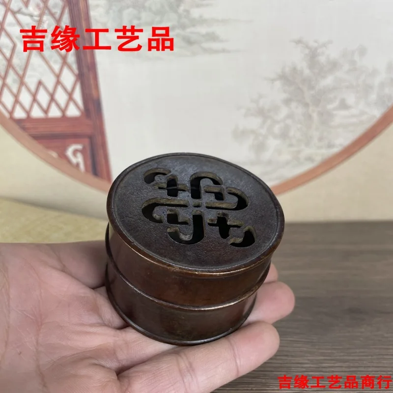 

Antique Xuande Incense Burner Ornaments Alloy Handicrafts Home Study Table Decorative Ornaments Incense Burner